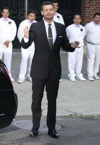 Ryan Seacrest arrives at Khloe Kardashian and Lamar Odom wedding reception held at the couples residence in Beverly Hills on September 27th 2009 3