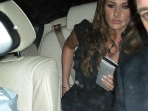 Lucy Pinder spotted out on the town in London on March 4th 2009