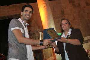 Mohamad Serag photo during the Star Academy concert as part of the yearly Shabib Festival 2009 in Amman Jordan 1