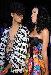 Sliimy and Katy Perry at the Castelbajac Ready To Wear fashion show during Paris Fashion Week Spring Summer 2010 collection on October 6th 2009 3