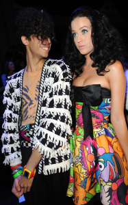 Sliimy and Katy Perry at the Castelbajac Ready To Wear fashion show during Paris Fashion Week Spring Summer 2010 collection on October 6th 2009 6