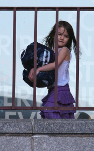 Suri Cruise at the Quincy Market in Boston on October 7th 2009