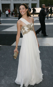 Emmy Rossum attends the American Ballet Theaters Opening Night Gala at the Lincoln Center on October 7th 2009 1