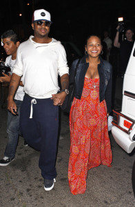 Christina Milian spotted with her husband The Dream leaving Crustacean restaurant in Beverly Hills on october 1st 2009 3