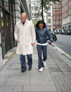 Melanie Brown seen leaving her Hotel in London on October 7th 2009 3