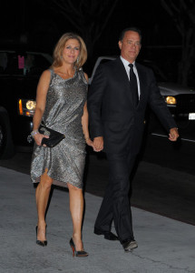 Tom Hanks and his wife Rita Wilson arrive at the Inaugural Gala of the Los Angeles Philharmonic at the Walt Disney Concert Hall on October 8th 2009 in Los Angeles California 1