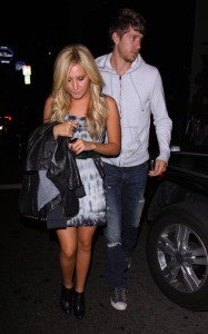 Ashley Tisdale and boyfriend Scott Speer spotted arriving at the STK restaurant in Los Angeles on the night of October 8th 2009 6