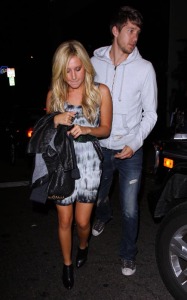 Ashley Tisdale and boyfriend Scott Speer spotted arriving at the STK restaurant in Los Angeles on the night of October 8th 2009 2