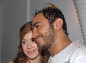 Khawla and Tamer Hosni meeting together 9