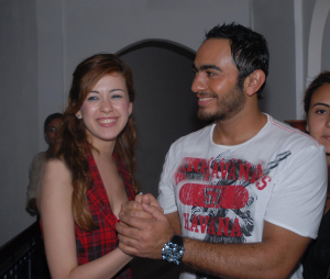 Khawla and Tamer Hosni meeting together 5