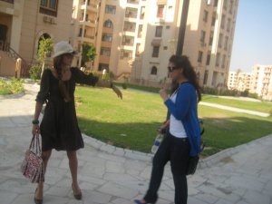 picture of Maison and Marwa Soghyer during her visit to egypt 2