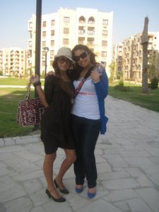 picture of Maison and Marwa Soghyer during her visit to egypt 3