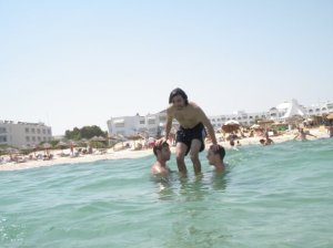 Zaher Zorgatti photo while swimming at the sea 7