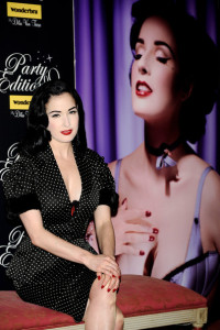 Dita Von Teese picture while promoting her second line of lingerie for Wonderbra Party Edition in Madrid on October 5th 2009 6