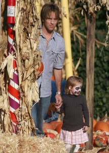 Larry Birkhead and his daughter Dannielynn Smith spotted at the Mr Bones Pumpkin Patch in West Hollywood on October 11th 2009 16