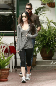 Megan Fox and her boyfriend Brian Austin Green seen leaving Zachs Cafe in Studio City California on October 12th 2009 2