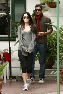 Megan Fox and her boyfriend Brian Austin Green seen leaving Zachs Cafe in Studio City California on October 12th 2009 5