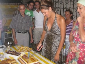 Amal Boshoshah photo with her friends and family at her birthday 9