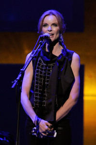 Marcia Cross onstage during the Rock A Little Feed Alot benefit concert held at Club Nokia on September 29th 2009 in Los Angeles California 2