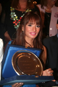 Egyptian actress Zaina celebrates her success of Layali TV drama series with a press conference held on October 15th 2009 3