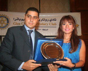 Egyptian actress Zaina celebrates her success of Layali TV drama series with a press conference held on October 15th 2009 6