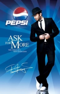 Tamer Hosni promo photo shoot for pepsi 2