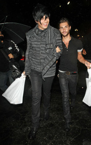 Adam Lambert and his boyfriend Drake LaBry spotted shopping at 7 Eleven store after attending the Star Magazine Party in Los Angeles on October 13th 2009 6