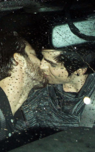 Adam Lambert and his boyfriend Drake LaBry spotted kissing in their car after attending the Star Magazine Party in Los Angeles on October 13th 2009 8