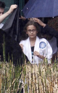 Michael Jackson daughter Paris Jackson seen leaving their karate class in Los Angeles on October 15th 2009