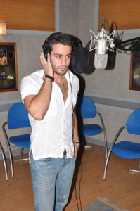 Saad Ramadan picture during a recording session for his latest single at the studio in September 2009 7