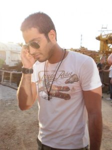 Saed Ramadan photo while on the filming set of his latest musical video clip in Seprember 2009 1