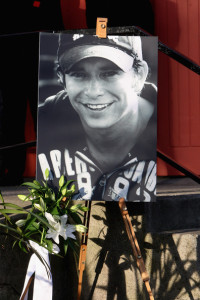 picture outside Stephen Gately funeral at St Laurence OToole Church on October 17th 2009 in Dublin Ireland 10