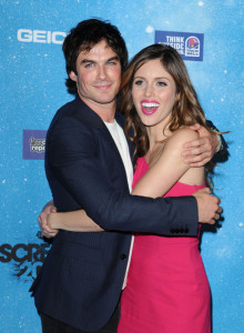 Kayla Ewell and Ian Somerhalder arrive at the Spike TVs 2009 Scream Awards held at the Greek Theatre in Los Angeles on October 17th 2009