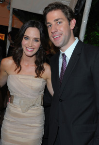 Emily Blunt and John Krasinski attend the 16th Annual ELLE Women in Hollywood Tribute on October 19th, 2009