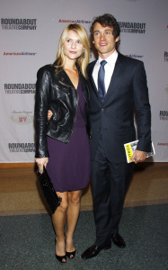 Claire Danes and Hugh Dancy attend the Opening Night Party for the Broadway play After Miss Julie held at the American Airlines Theatre on October 22nd 2009 2