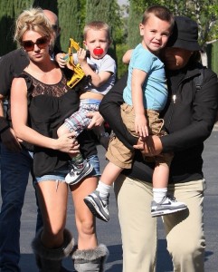 Britney Spears seen with her sons Jayden and Sean Federline to see Astroboy at a movie theater on October 21st 2009 in Calabasas 1