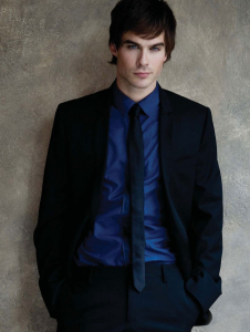 Ian Somerhalder dekstop wallpaper from a Dolce and Gabbana shirt and Pudel skinny jeans phot shoot in the November 2009 issue of August Man magazine 6