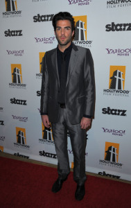 Zachary Quinto arrives at the 13th annual Hollywood Awards Gala Ceremony held at The Beverly Hilton Hotel on October 26th 2009 1