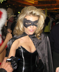 Anna Lynne McCord arrives at TABU Ultra Lounge inside the MGM Grand Resort in Las Vegas on Halloweens night on October 31st 2009 5