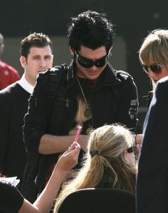 Adam Lambert photo as he arrives at LAs Nokia Theatre for the 2009 American Music Awards rehearsals on November 19th 2009 5