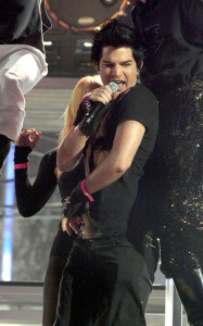 Adam Lambert pictures from his rehearsals for the upcoming Americsn Music Awards on Nov 19th 2009 1