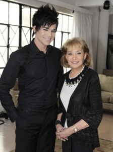 Barbara Walters with Adam Lambert as part of her special Barbara Walters Presents The 10 Most Fascinating People of 2009 4