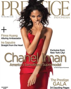 Chanel Iman on the December 2009 cover of Prestige magazine 1