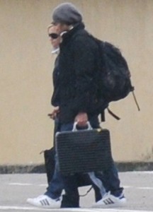 Jesus Luz spotted arriving with Madonna for a family vacation in Milan Italy on January 4th 2010 2