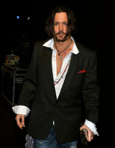 Johnny Depp at the Peoples Choice Awards 2010 held at Nokia Theatre on January 6th 2010 in Los Angeles 3