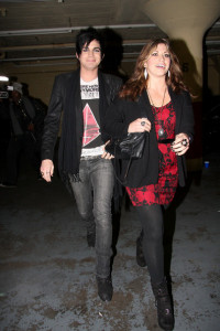 Adam Lambert spotted leaving the Hotel Cafe in West Hollywood after he performed a gig there on January 9th 2010 11