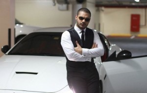 Joseph Attieh on the filming set of his new video clip of January 2010 1