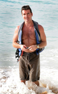 Simon Cowell  spotted enjoying his vacation on the beach in Barbados on December 25th 2008 3