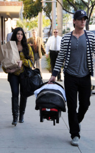 Kourtney Kardashian seen with her boyfriend Scott Disick and their son Mason Dash on January 14th 2010 as they  head to a medical building in Beverly Hills 1