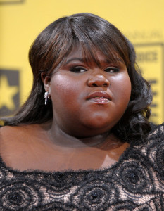 Gabourey Gabby Sidibe arrives at the 15th annual Critics Choice Movie Awards held at the Hollywood Palladium on January 15th 2010 in California 5